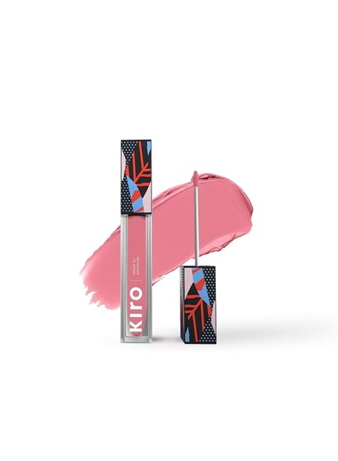 Kiro Non-Stop Airy Matte Liquid Lipstick - Muted Orchid (Rose Pink), 5ml | Super-Pigmented, Long-Lasting, hydrating | Waterproof, Smudge-Proof, Lightweight | Infused with Avocado & Apricot Oil - Image 1